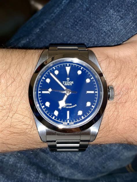 tudor ceramic blue dial|tudor black bay blue.